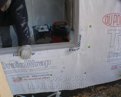 Tyvek Installation